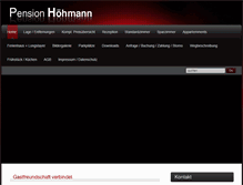 Tablet Screenshot of pension-hoehmann.de